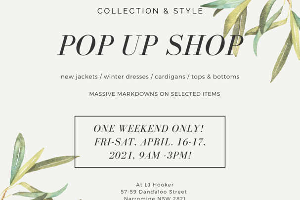 Collection & Style Pop Up Shop